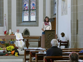 Familiengottesdienst zum Erntedankfest (Foto: Karl-Franz Thiede)